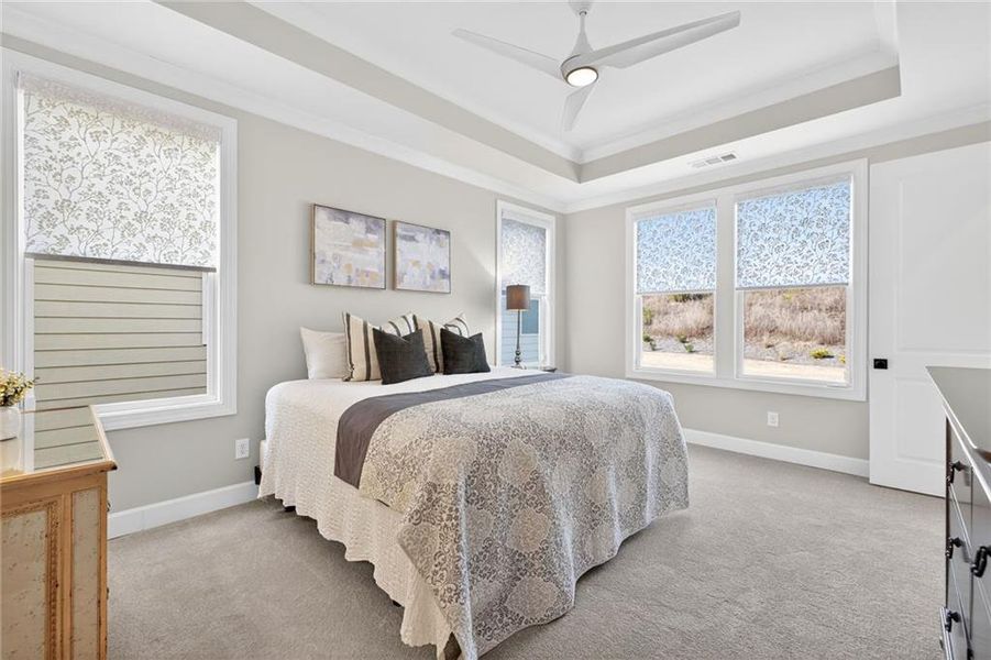 Furnished interior view inside a new home in , Hoschton (Image 29).