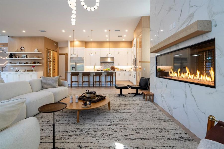 Furnished interior view inside a new home in , Montverde (Image 35).