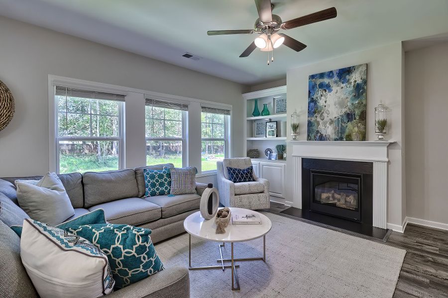 Furnished interior view inside a new home in Portrait Hills, Aiken (Image 15). Furnished interior view inside a new home in Portrait Hills, Aiken (Image 15).