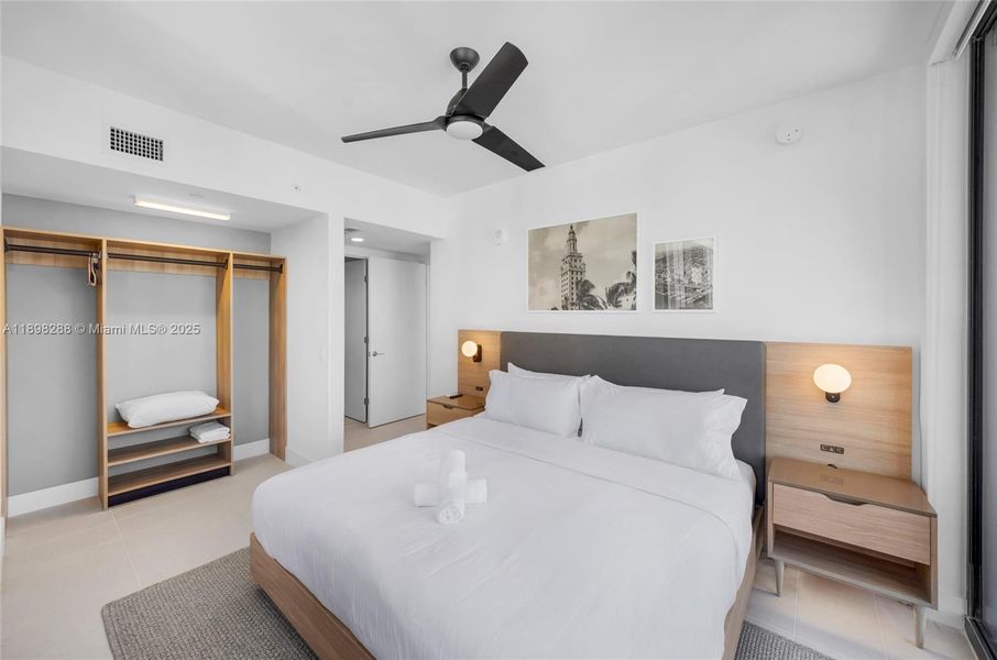 Furnished interior view inside a new home in , Miami (Image 24).