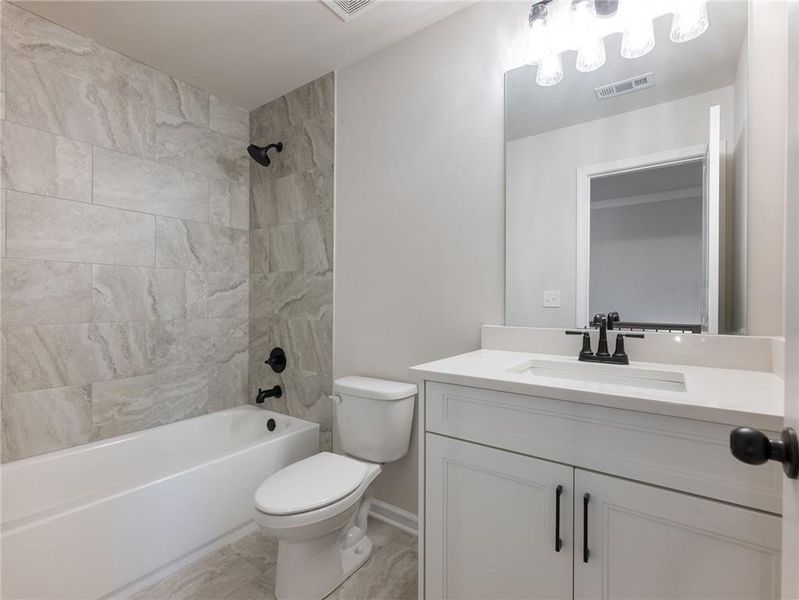 Furnished interior view inside a new home in , Buford (Image 17).