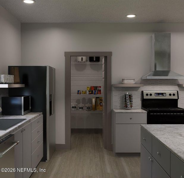 Furnished interior view inside a new home in , Jacksonville (Image 12).