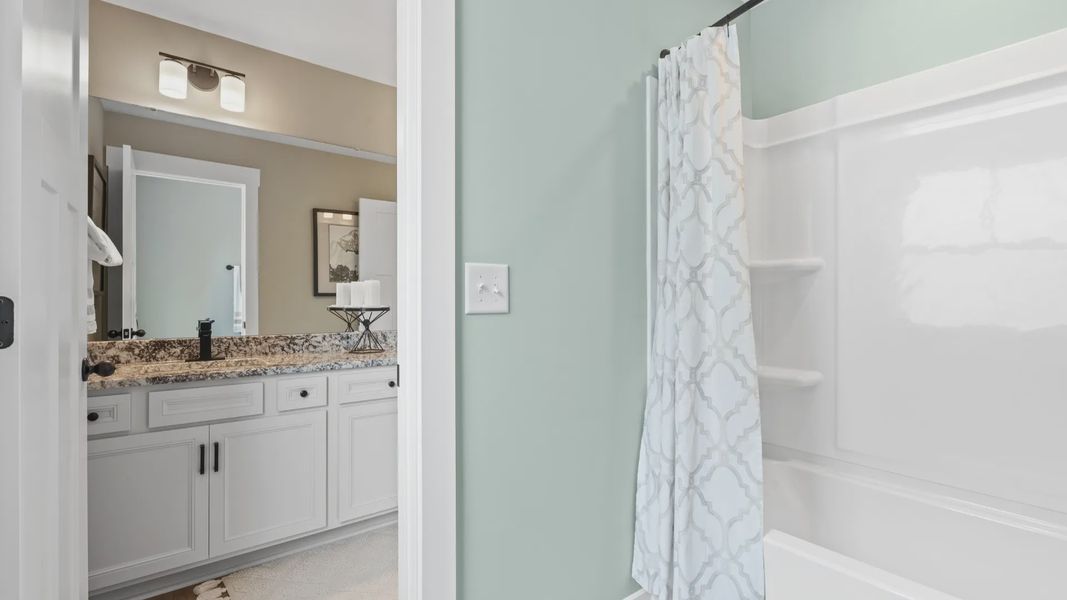 Representative furnished interior of a home built from the Finley by DRB Homes in Magnolia Park, Woodruff (Image 33). Representative furnished interior of a home built from the Finley by DRB Homes in Magnolia Park, Woodruff (Image 33).