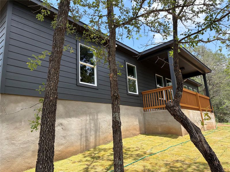 Perched amidst natural beauty, a private patio offers serene views and tranquil outdoor living. Perched amidst natural beauty, a private patio offers serene views and tranquil outdoor living.