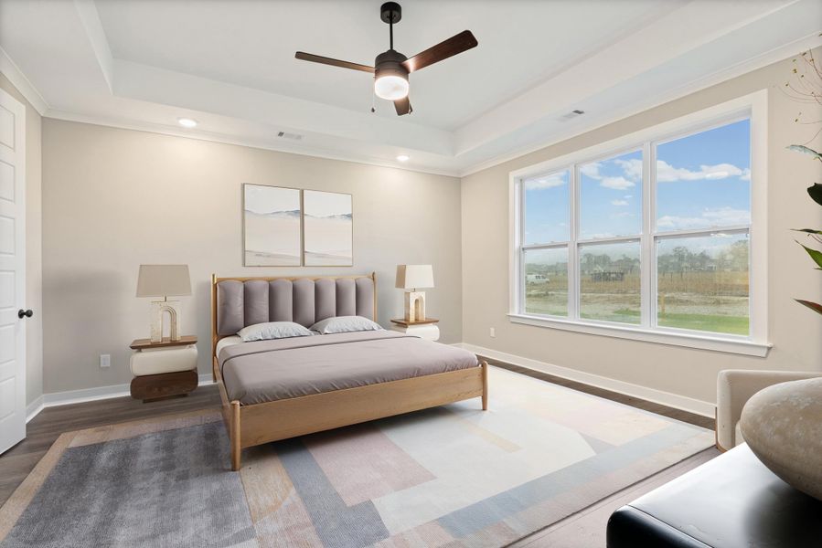 Furnished interior view inside a new home in Lockwood, Collierville (Image 10). Furnished interior view inside a new home in Lockwood, Collierville (Image 10).