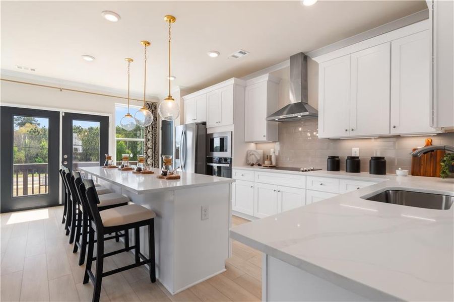 Furnished interior view inside a new home in Silverock, McDonough (Image 17).