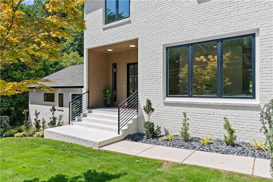 Exterior details and patio area of a home in , Atlanta (Image 50). Exterior details and patio area of a home in , Atlanta (Image 50).