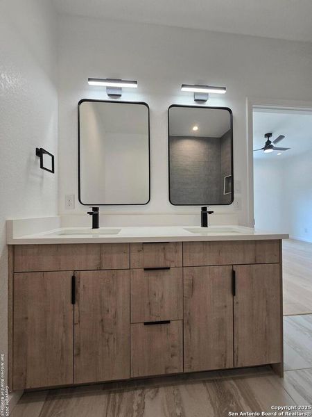 Furnished interior view inside a new home in , San Antonio (Image 18). Furnished interior view inside a new home in , San Antonio (Image 18).