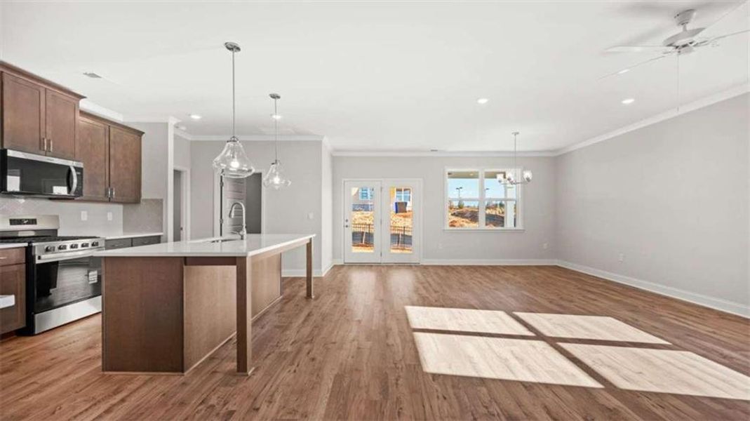 Spacious, unfurnished interior of a new home in Oak Ridge Meadows - Active Adult, Locust Grove (Image 24).