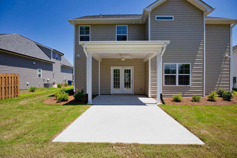 Covered Porch with Patio Option