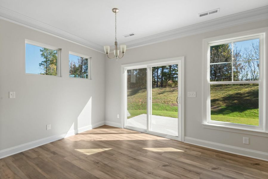 Spacious, unfurnished interior of a new home in Wexford, Elon (Image 19).