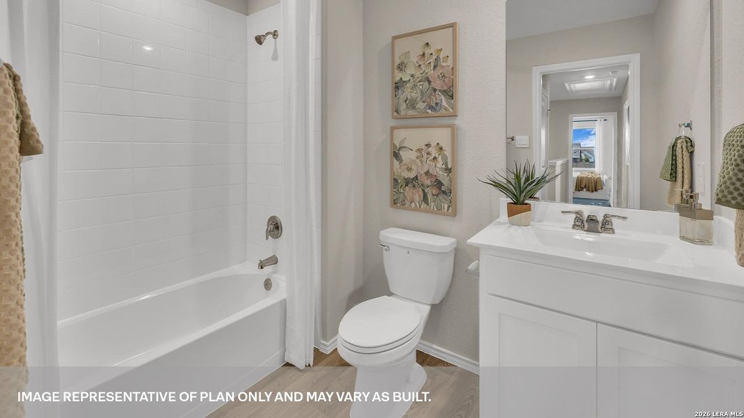 Furnished interior view inside a new home in Swenson Heights, Seguin (Image 26).