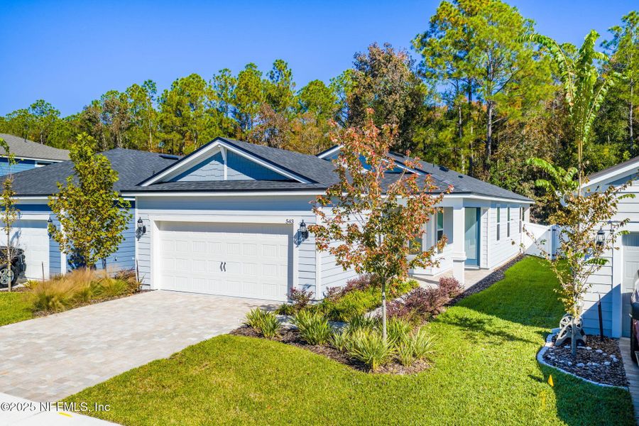 Front exterior of a new home in , St. Augustine, FL, highlighting curb appeal (Image 21).