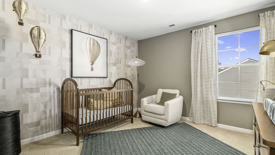 Representative furnished interior of a home built from the Galen by D.R. Horton in Brookhaven, Greensboro (Image 23).