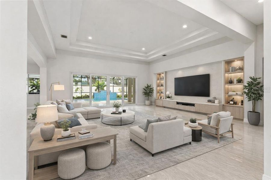 Furnished interior view inside a new home in , Trinity (Image 14).