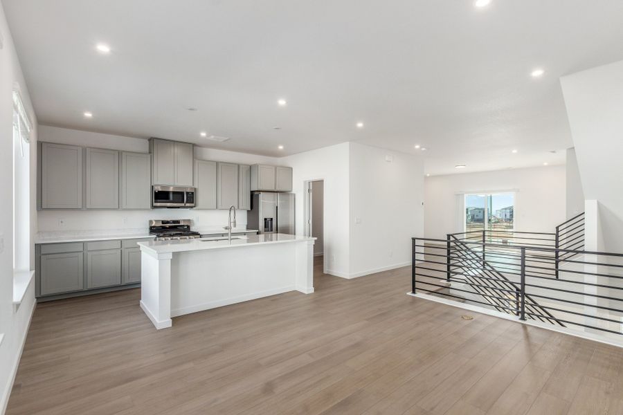 Furnished interior view inside a new home in Parkside at Victory Ridge, Colorado Springs (Image 9).