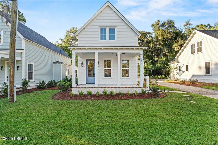 Exterior details and patio area of a home in , Beaufort (Image 2). Exterior details and patio area of a home in , Beaufort (Image 2).