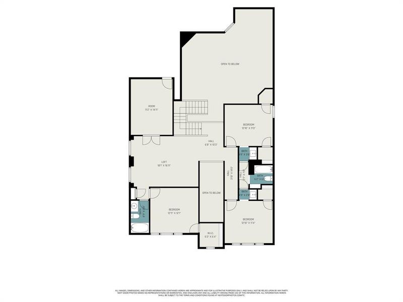 Upper Level Floor Plan