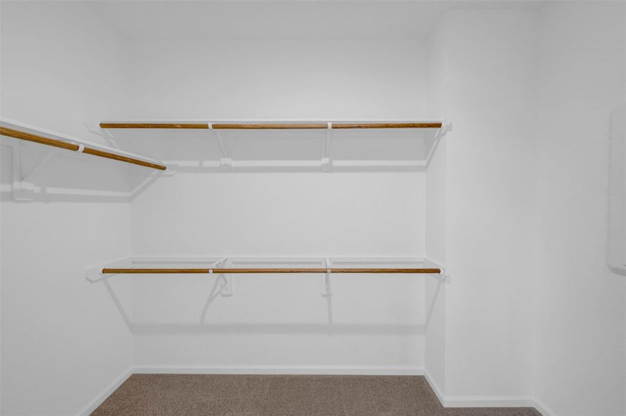 Primary walk-in closet Primary walk-in closet