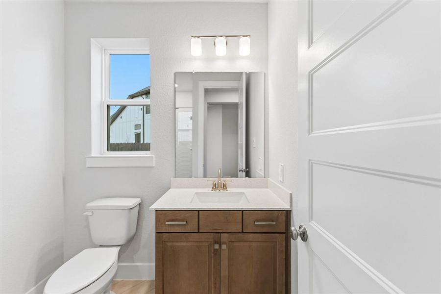 Furnished interior view inside a new home in Elyson, Katy (Image 6).