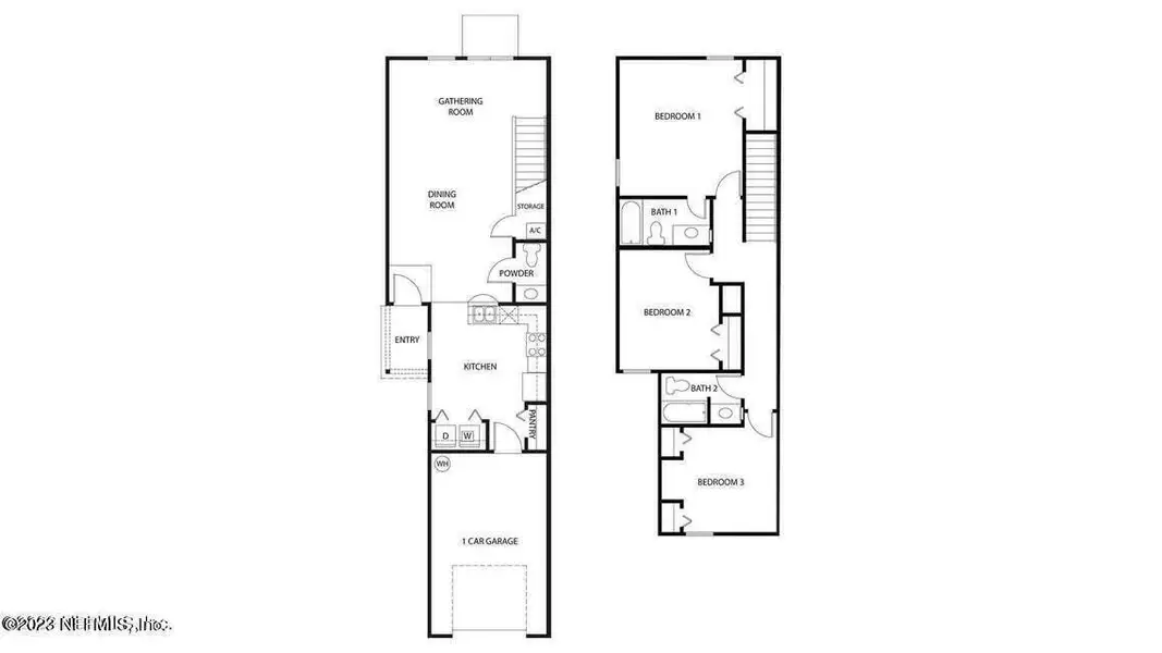 2D floor plan layout of this home in , St. Augustine, FL (Image 5).