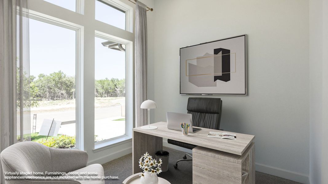 Furnished interior view inside a new home in Woodside 47', Georgetown (Image 7).