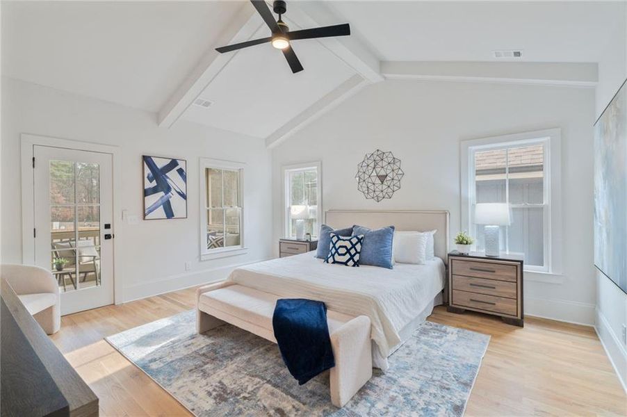 Furnished interior view inside a new home in Pendergrast Farm, Atlanta (Image 39).