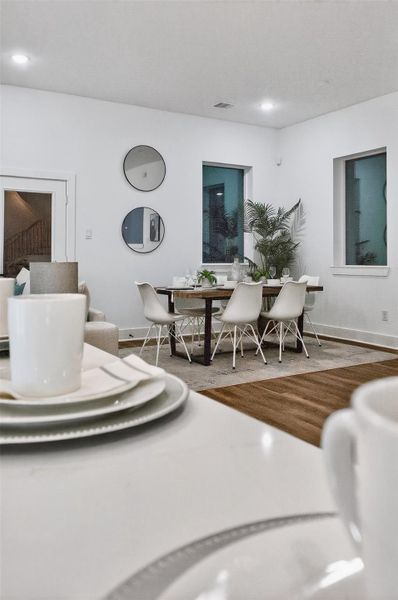 Furnished interior view inside a new home in , Houston (Image 32).