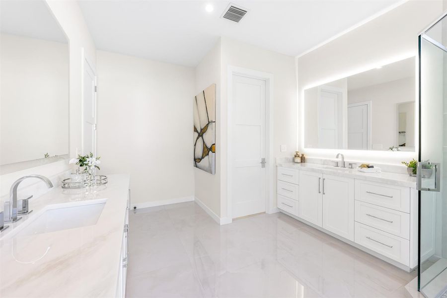 Furnished interior view inside a new home in , Fort Lauderdale (Image 6).