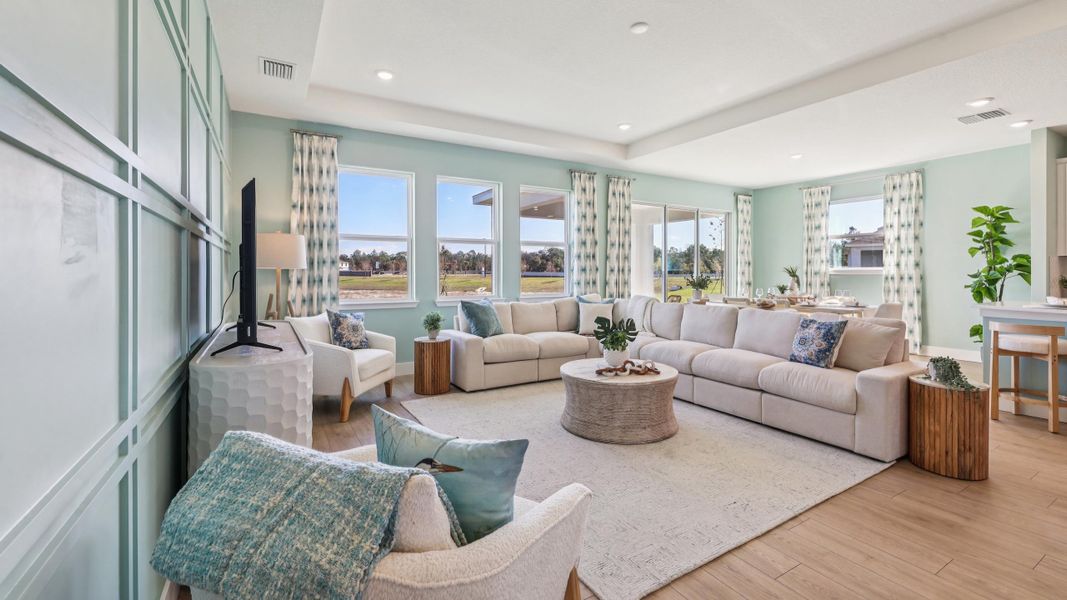 Representative furnished interior of a home built from the Holden by D.R. Horton in Tartan Farms at Winding Oaks, Ocala (Image 15).