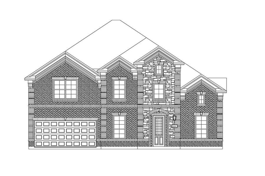 Representative exterior photo of a completed home built from the Grand Prestige by Grand Homes in Heath Golf & Yacht Club, Heath, TX (Image 2). Representative exterior photo of a completed home built from the Grand Prestige by Grand Homes in Heath Golf & Yacht Club, Heath, TX (Image 2).