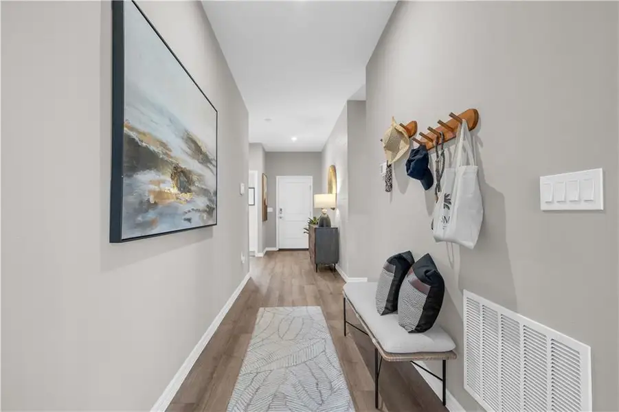 Furnished interior view inside a new home in River Oaks, Locust Grove (Image 21).