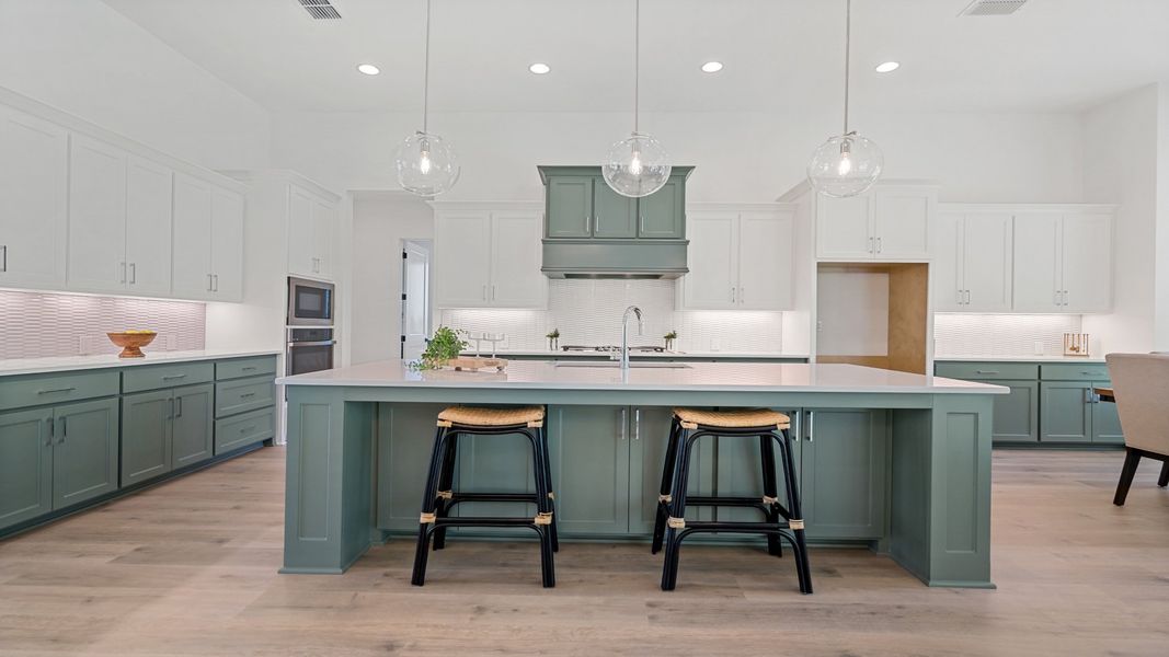 Representative furnished interior of a home built from the 2527F by Perry Homes in Southern Hills 80', Brooksville (Image 3).