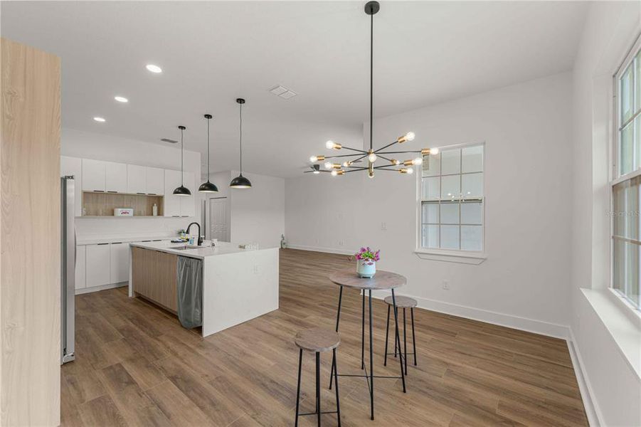 Furnished interior view inside a new home in , Beverly Hills (Image 10).