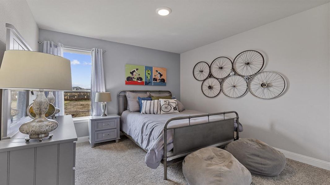Furnished interior view inside a new home in Eagle Creek, Denton (Image 34).