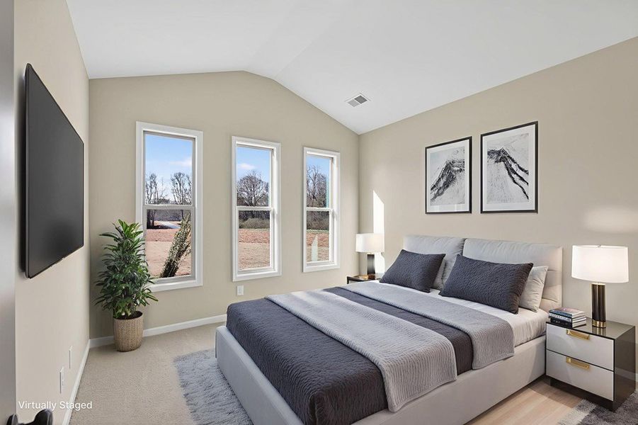 Furnished interior view inside a new home in Blackwelder Bluff, Bowdon (Image 14).