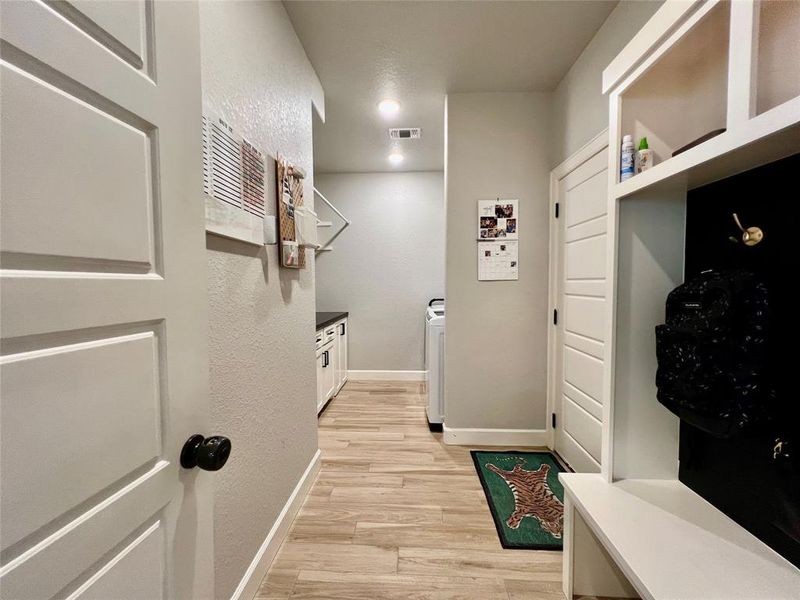 Laundry mud room