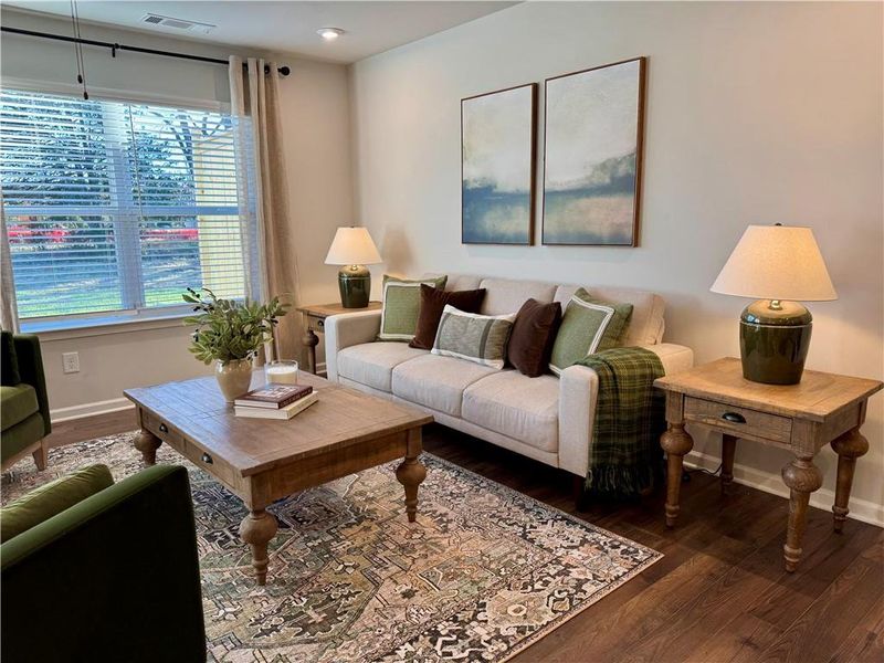 Furnished interior view inside a new home in Silver Leaf, Dawsonville (Image 20).