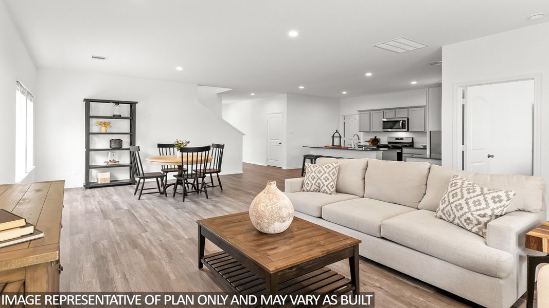 Representative furnished interior of a home built from the Perry by D.R. Horton in Grand Pines, Magnolia (Image 5). Representative furnished interior of a home built from the Perry by D.R. Horton in Grand Pines, Magnolia (Image 5).