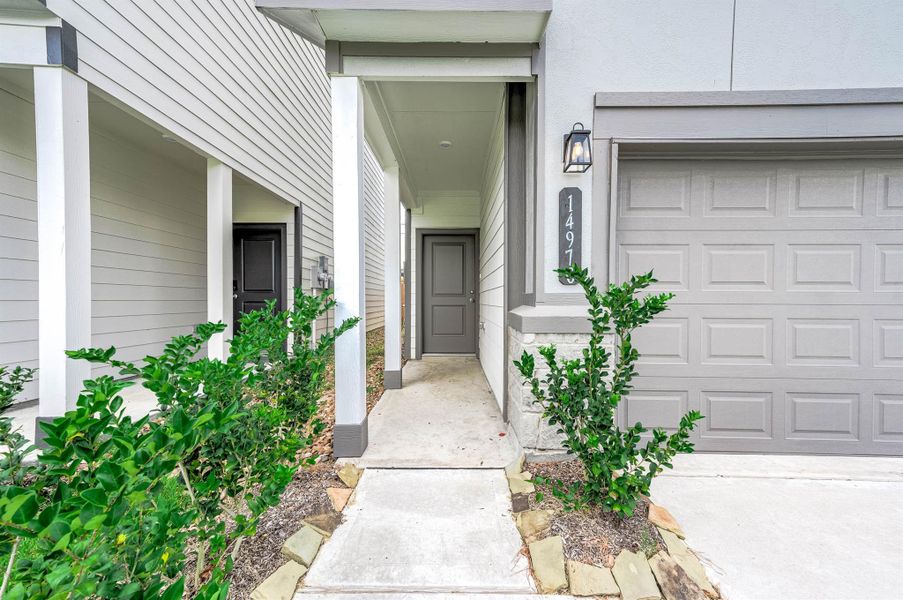 View of the front entrance. View of the front entrance.