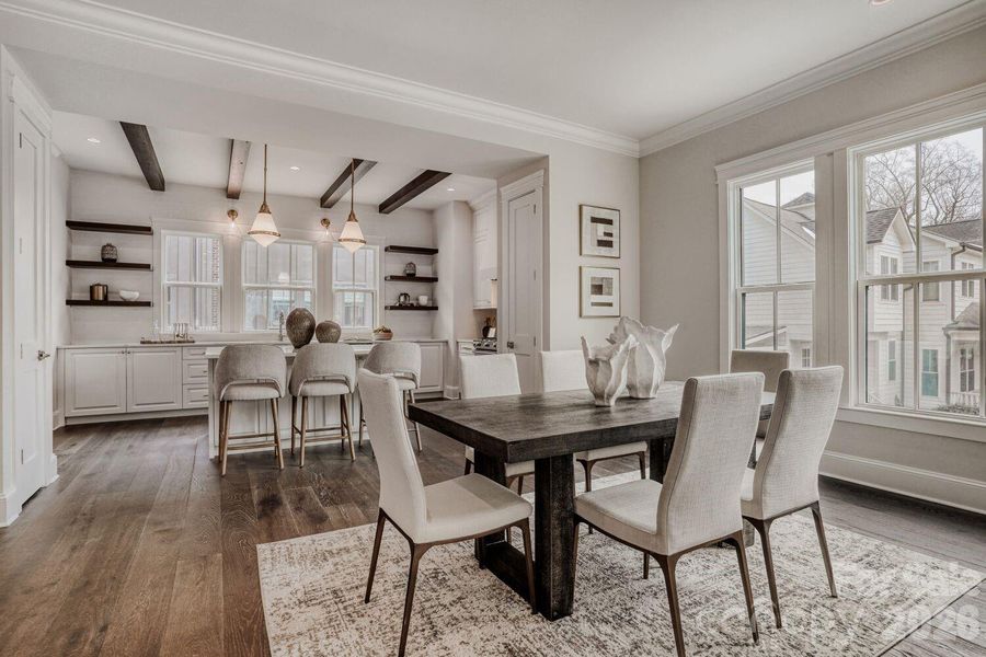 Furnished interior view inside a new home in , Charlotte (Image 9).