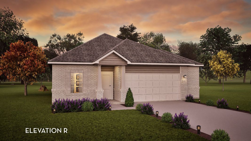 Representative exterior photo of a completed home built from the Pedernales by CastleRock Communities in Sagebrook, Argyle, TX (Image 2).