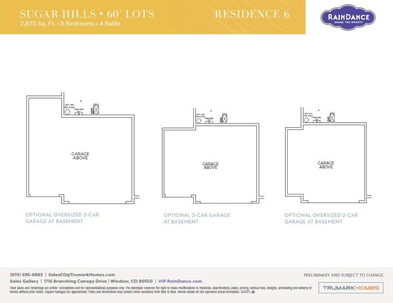 Sugar Hills Plan 6 Floor Plan