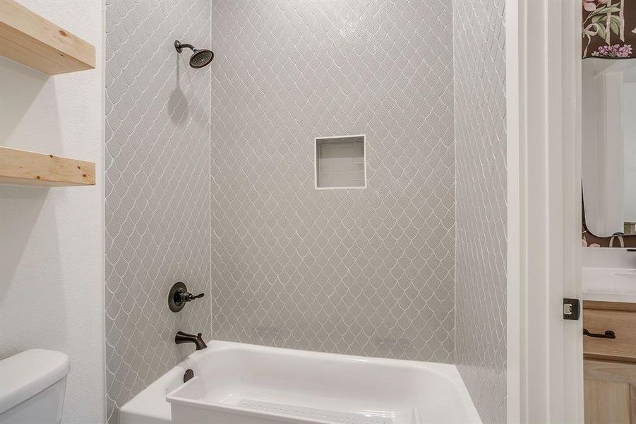 Furnished interior view inside a new home in , Fort Worth (Image 23).