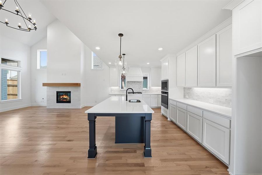 Furnished interior view inside a new home in Brookhollow West, Prosper (Image 9).