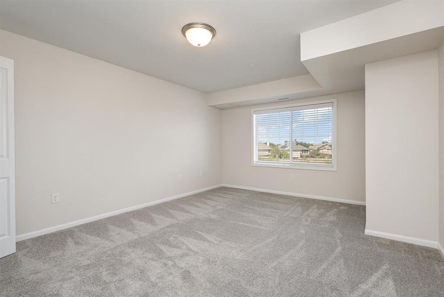 Secondary Bedrooom with plush carpet Secondary Bedrooom with plush carpet
