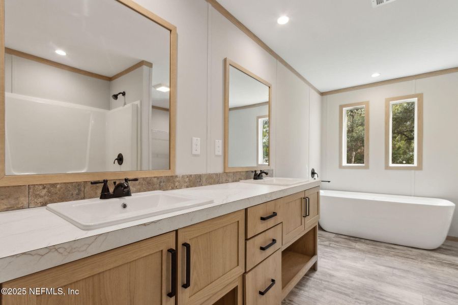Furnished interior view inside a new home in , Yulee (Image 11).