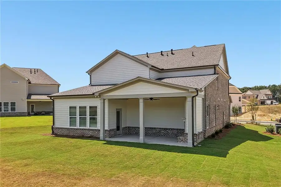 Exterior details and patio area of a home in , Hoschton (Image 25). Exterior details and patio area of a home in , Hoschton (Image 25).