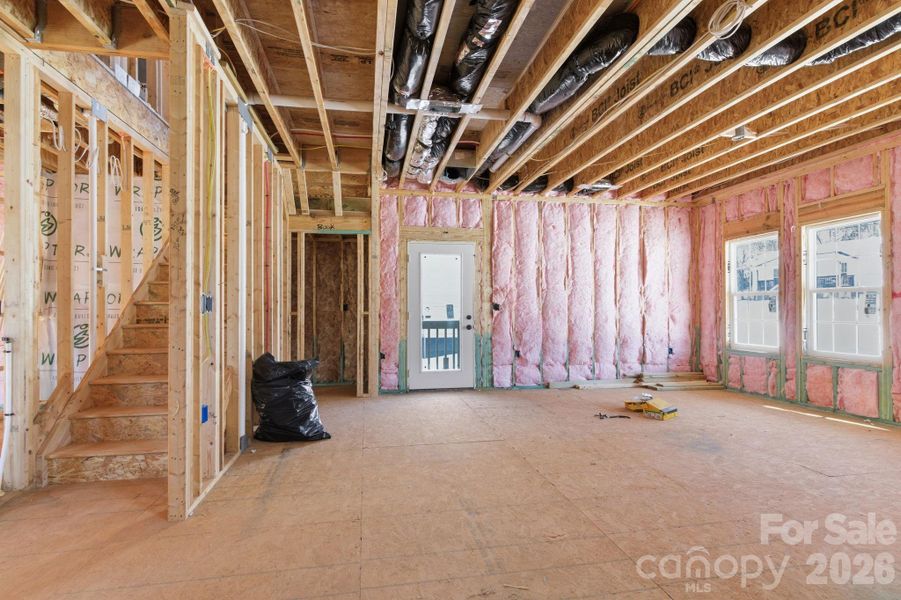 In-progress construction of a new home in , Statesville, NC (Image 9).