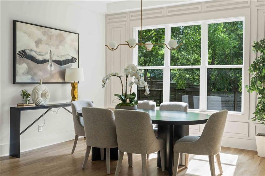 Furnished interior view inside a new home in , Atlanta (Image 7).